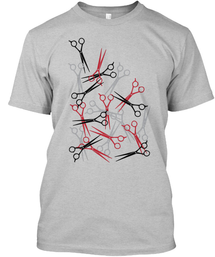 Red Gray and Black Scissors Red Gray and Black Scissors